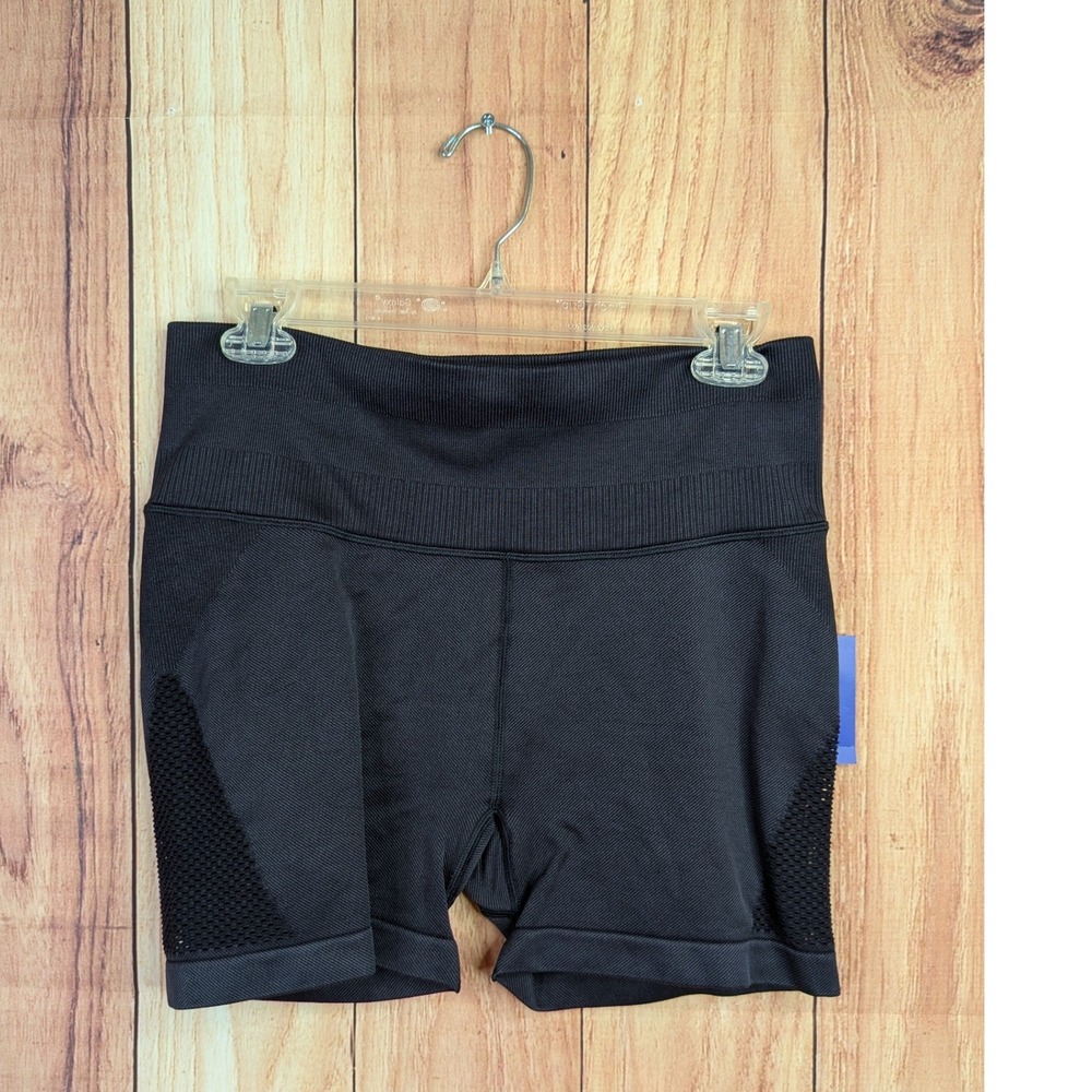 JoyLab Womens High-Rise Seamless Bike Shorts Black Onyx Women's Size XL - Picture 1 of 5